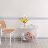 1PC 3.15X118.11in self-adhesive skirting board, easy to tear and stick, suitable for corner lines and decorative wall stickers