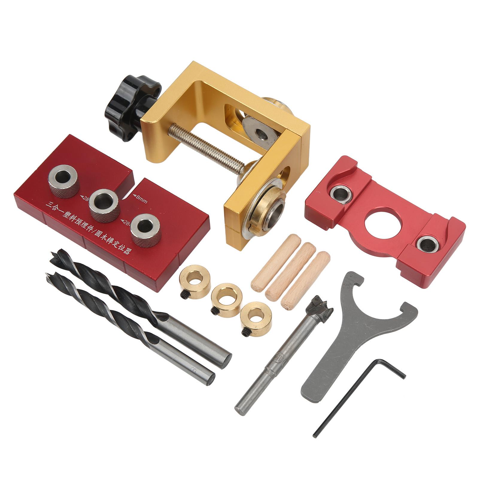 

Woodworking Hole Locator High Precise Quick Positioning Aluminum Alloy Hole Drilling Positioner