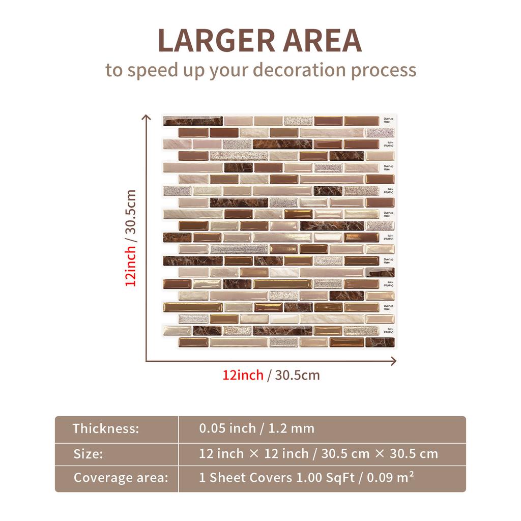 Dreidimensionaler 3D Selbstklebender Epoxid Wandaufkleber Schlafzimmer Wohnzimmer Wanddekorationsaufkleber Küche Badezimmer Tapete