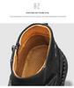 Men's Large Size Handmade Leather Martin Boots - Autumn Mid-top Outdoor Casual Shoes