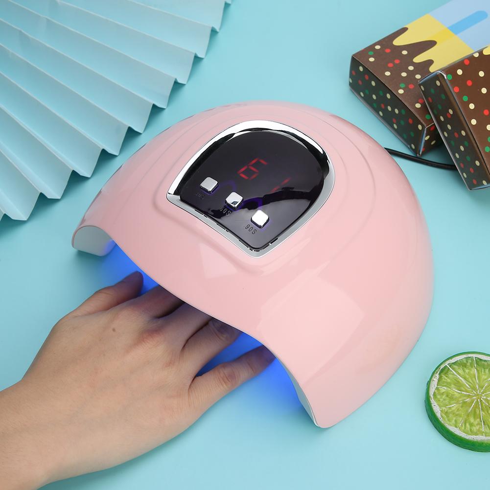 54W USB Intelligent LED UV Gel Lamp Curing Machine Nail Polish Dryer Manicure ToolNail Dryer