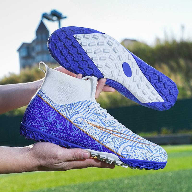 

Футбольные бутсы Мужские бутсы с шипами Мальчики Взрослые Студенты Разбитый шип Мяч Высокие тренировочные бутсы Женские 45