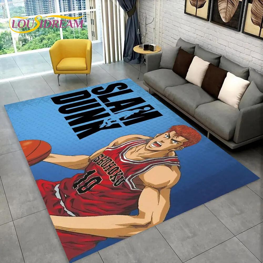 Slam Dunk Japan Anime Cartoon  Area Rug,Carpet Rug for Living Room Bedroom Sofa Doormat Decoration, Kids Play Non-slip Floor Mat