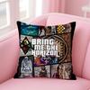 b-Bring Me The Horizon Cushion Cover Comfortable Reversible Pillow Cover Ideal for Car Sofa Bedroom & Beyond