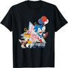 T-shirt Rétro Sonic The Hedgehog Americana Sonic & Tails Célébration