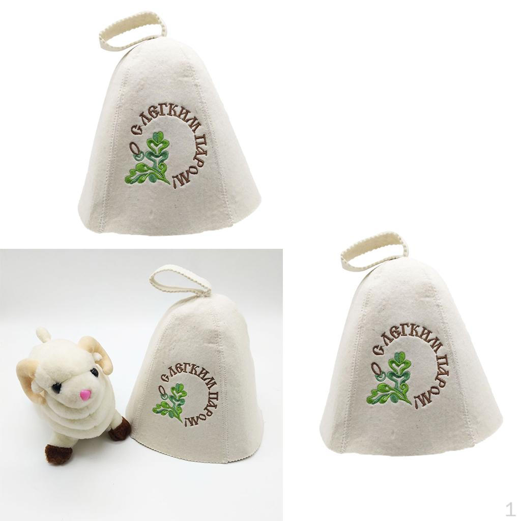 

2 шерстяных фетра для русской бани, размер унисекс № 11