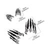 2PCS Car Stickers Beast Claw Paw Print Scratch Marks Creative Decals For Car Body Side Decal Auto Styling Decoration Accessories