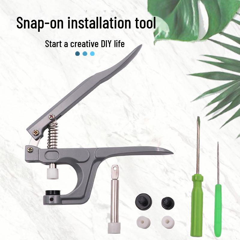 

Ручной пресс-клещи T5/T8 4-в-1 для самостоятельной установки цветных смоляных кнопок