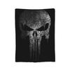 Punishers American Flag United States USA Blanket Cover Fleece Soft Throw Blanket for Bedroom Sofa Bedroom Quilt