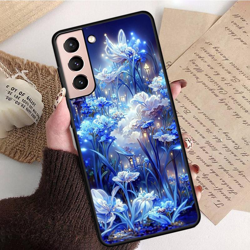 Nature Flower Peony Rose Heaven Case for Samsung Galaxy S22 S20 Note20 Ultra S20 S22 S21 S10 S9 Plus S10E S20FE Note10Plus Note9
