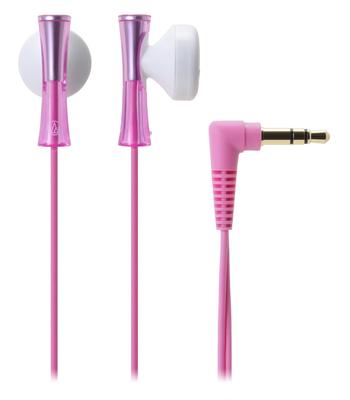 Audio Technica JUICY Earphones Inner Ear Type Light Pink LPK ATH-J100
