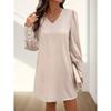 Women's Long-sleeved Single-breasted Dress