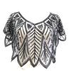 Women's Sequin Beaded Mesh Shawl Bolero - Stylish Outerwear for Dance and Evening Gowns