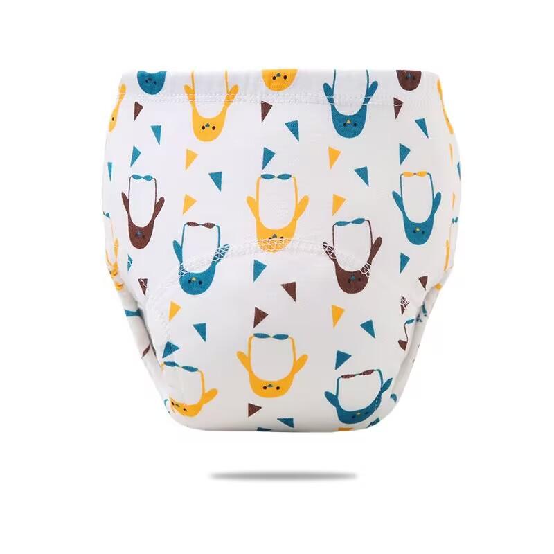 6-lagige wasserdichte, wiederverwendbare Baumwolle, Baby-Trainingshose, Säuglings-Shorts, Unterwäsche, Stoff, Babywindel, Windeln, Höschen, Windelwechsel