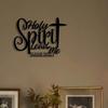 Metal Wall Art Abstract Holiday Decor Faith Sign for Home and Business