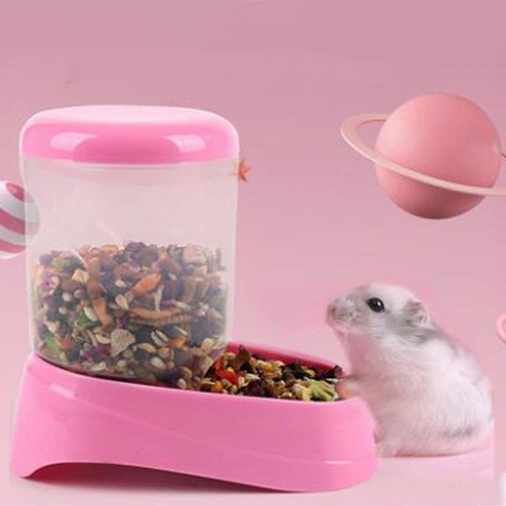 Automatic Food Dispenser for Pet Hamster Syrian Hamster Feeding Bowl