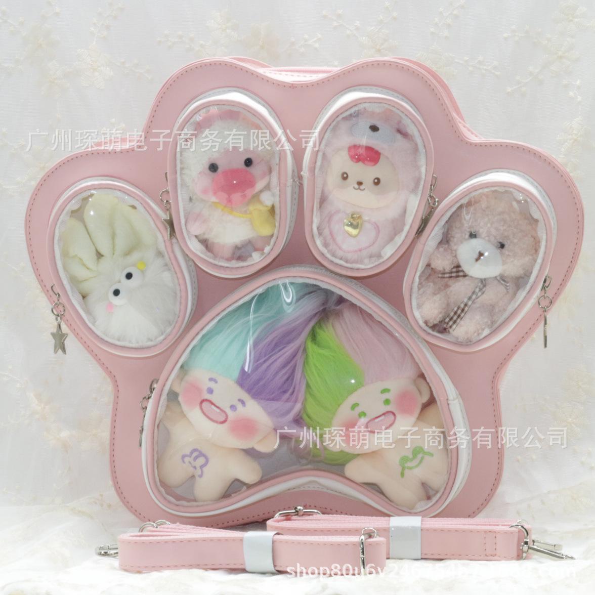 

Новые многоболезненные кошачьи когти милая девушка универсальный большой вместимости рюкзак через плечо