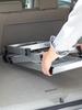 Aluminum Scaffolding Car Wash 2 Height Load Capacity Top Plate 76cm x Lightweight Wide Silver E-Supply Platform, Stand, Tiers, 50cm, 150kg, 30cm,