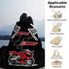 Motorcycle Motogp Checkered Flags Racing Bike Blanket With Customizable Name Soft And Comfortable Shawl Blanket For All Seasons Suitable For Home