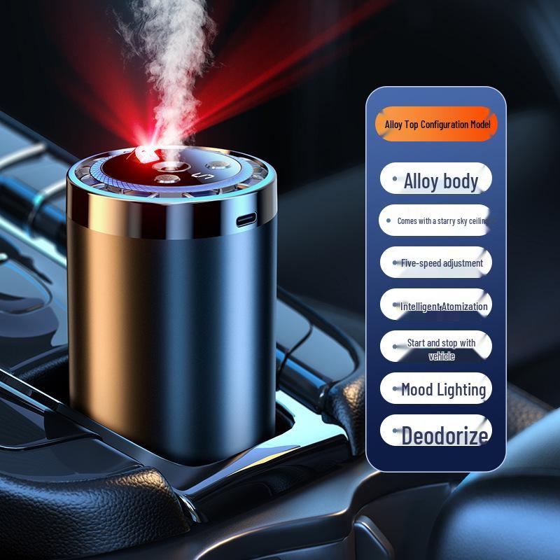 Smart Car Aroma Diffuser: Automatic Car Perfume & Humidifier Ornament