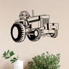 1pc Tractor Metal Wall Art Farm Decor Harvest Festival Gift Weatherproof Garden Fence Garage Sculpture Agricultural Mural