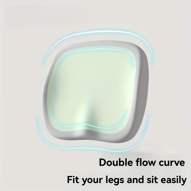 Ergonomic Memory Foam Seat Cushion for Long Sitting Adjustable Hip Waist Support Pad Portable Chair Cushion for Office and Home Soft Pressure Relief