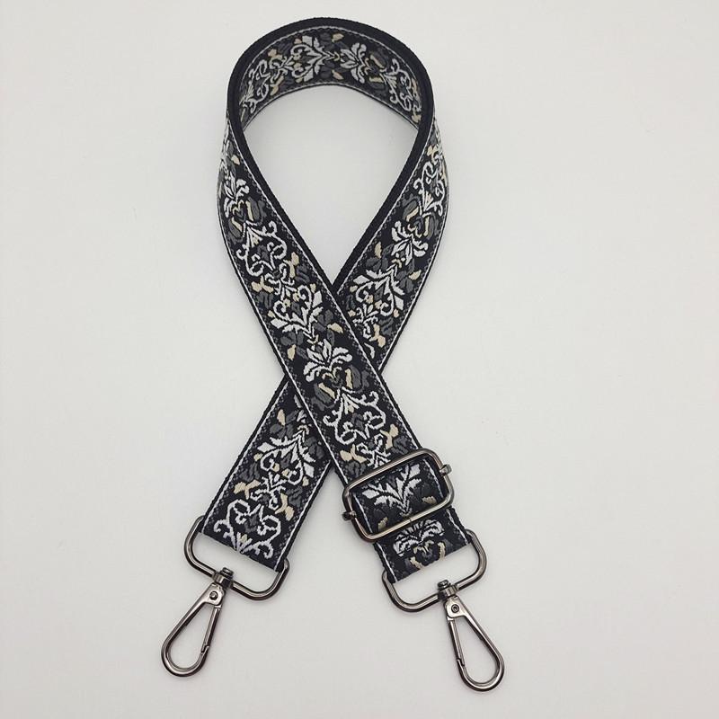 Color Ethnic Style Embroidery Bag Strap Thickened Messenger Backpack Replacement Bag Accessories Adjustment Wide Shoulder Strap