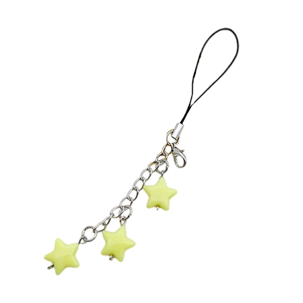 Eleganter Stern Kamera Anhänger Schicker Handy-Anhänger Schleife Handykette Harz und Legierung Material Geeignet für jeden Anlass