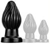 Spiral Plug L 12 X 6.5cm Black - DarkSil - SILICONE ANAL PLUG