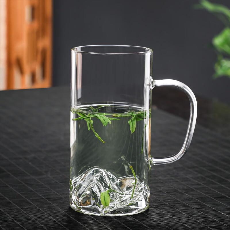 Shengfuyuan High Borosilicate Glass Mugs with Handle (Set of 2)