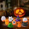 Halloween Miniature Figurines,Halloween Mini Resin Figures Ornament for Halloween Bag Fillers Garden Dollhouses Decors