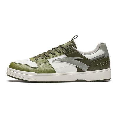 Street Classic Wszechstronne Antypoślizgowe Wytrzymałe Niskie Buty Skateboardowe Męskie Trampki Białe Zielone 912448019-5