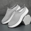 Men's Summer Mesh Breathable Slip-On Running Shoes – Lightweight, Large Size, Casual Outdoor Footwear for Teens