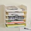 1 Pcs File Organizer A4 File Storage Tray Desktop Organizer Papers Rack  Sundries