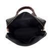 Contrast Backpack Women's Soft Leather Outdoor Travel Backpack