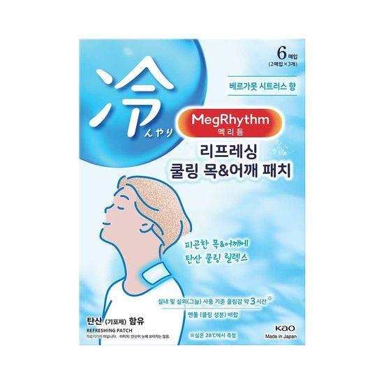 MegRhythm Refreshing Cooling Neck & Shoulder Patch 6P