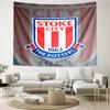 Stoke City F.C. Tapestry, Wall Hanging Tapestry, Pattern Tapestry for Dorm Bedroom Living Room Wall Art Photography Backdrop