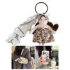 Cute Doll Keychain Handmade Lace Flower Dress Girl Pendant Bag Charm Stylish Wallet Jewelry Fashionable Phone Accessory