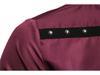 Men's European Size Long Sleeve Rivet Spliced Turn-Down Collar Shirt - Autumn/Winter 2020 Performance Costume C99