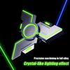 Latest Technology Smart Black Technology Fidgeting Spinner Metal Alloy Gyro Luminous Hand Stress Ease Plaything Boy Adults Birtday Gifts