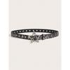 1pc Women's Y2K Star Studded Metal Hollow Star Belt, Suitable For Casual Daily Wear