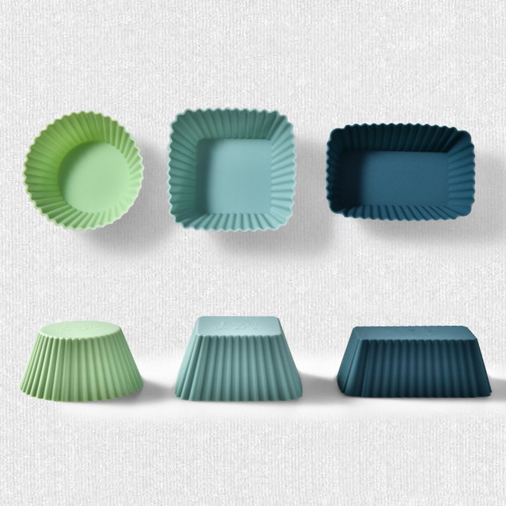 Reusable Silicone Baking Cups Multi-function Mini Silicone Cup Cake Pan Mold For Wedding Birthday Party Decoration