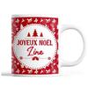 Mug - Christmas Line - Red - Ceramic - 325 Ml - Dishwasher and Microwave Safe