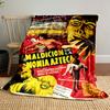 Timeless Aztec Mummy Horror Movie Red Warm Blanket, Multipurpose Blanket for Home and Travel, Cloud-Like Blanket for Total Relaxation
