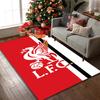 [1pc Liverpool FC Office Carpet] Easy Maintenance Chair Rug for Conference Room Use, Durable Area Sofa Floor Mat