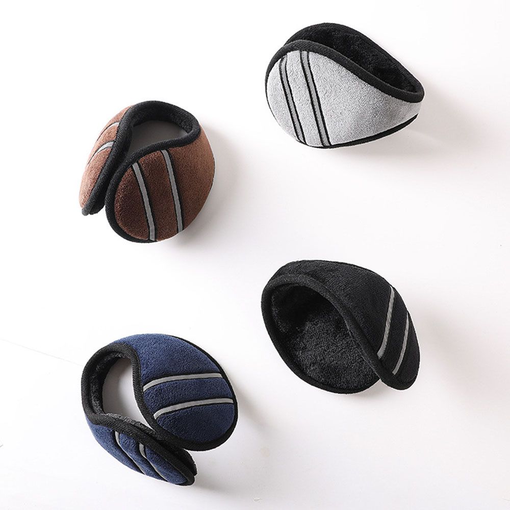 Cold Protection Thicken Keep Warm Ear Cover Winter Ear Protection Reflective Earmuffs