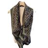 Temperament Floral Double Crepe Silk! Mulberry Silk Silk Scarf Women'S Spring Summer Korean Version Versatile Long Scarf Decorative Scarf