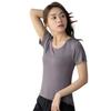 Sommer Damen Slim-Fit Modal Rundhals Kurzarm T-Shirt mit Schwarzem Crop Top, 2025 Edition, Weiß.