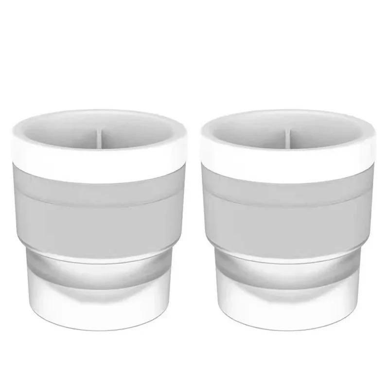 

3Pcs Large Silicone Sphere Ice Mold Easy-Release for Whiskey, Cocktails, Juice, and Parties Food Grade Ice Mold Round Ball