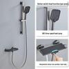 Gunmetal Grey 3-Function Adjustable Shower System